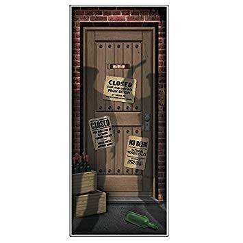 Beistle Speakeasy Door Cover | Theme Party Supplies and Decoration (1)