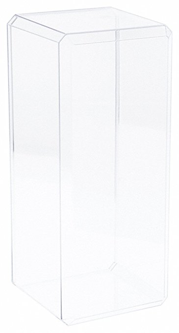 Clear Acrylic Beveled Edge Display Case for 12" Doll or Figure