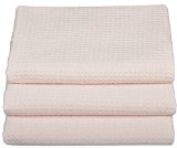 Sinland Waffle Weave Microfiber Kitchen Towels Dish Cloths 16 Inch X 24 Inch 3 Pack Linen
