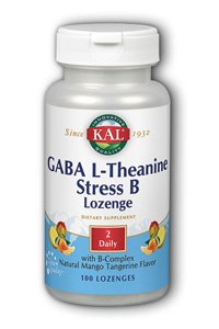 GABA L-Theanine Stress B Lozenge (Mango Tangerine) Kal 100 Lozenge