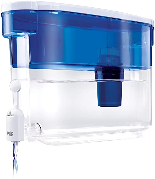 PUR DS1800Z Classic 18 Cup Dispenser with Faster Basic Filter, Clear