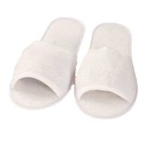 Huini Disposable Cotton Slippers Salon  SPA  Pedicure Open Toes 12 Pairs