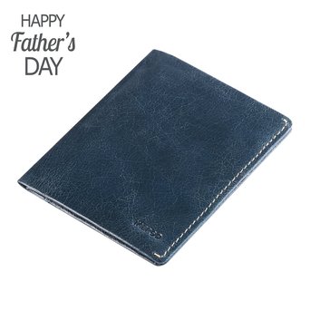 Slim Wallet , Ikepod [Mens Wallet // Father's Day ] Slim Carry Wallet | Full-grain Italian Genuine Leather [RFID Blocking and Slim Stitching !]