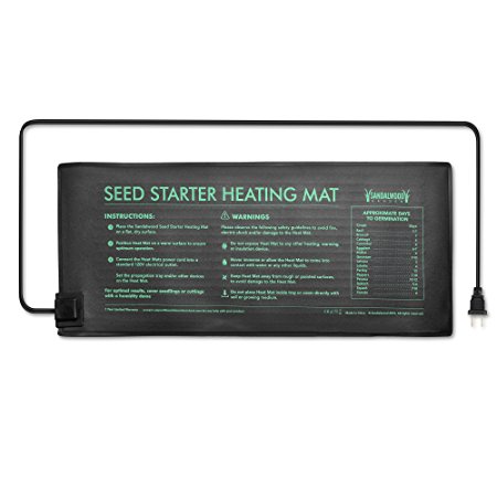 Seedling Plant Heat Mat For Indoor & Outdoor Home Gardening - Waterproof Design - By Sandalwood