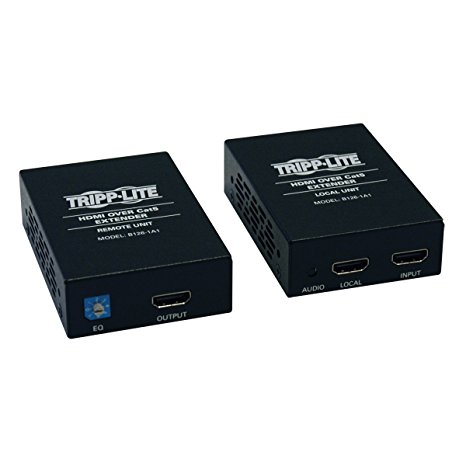 Tripp Lite HDMI Over Cat5 / Cat6 Extender, Extended Range Transmitter and Receiver for Video and Audio 1920x1200 1080p at 60Hz(B126-1A1)