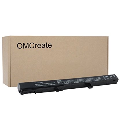 OMCreate Laptop Battery for Asus A31N1319 X551C X551 X451C X451 D550 Series, fits P/N A41N1308 A31LJ91 - 12 Months Warranty [Li-ion 4-Cell]