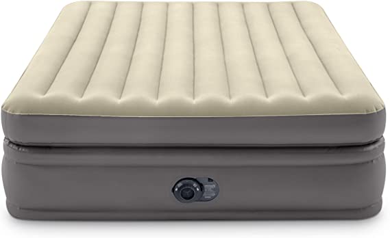 Intex - Comfort Elevated Airbed with Fiber-Tech IP, Queen