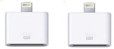 Apple MFi-Certified 30 pin Charge & Sync Cable Adapter Converter for Apple iPhone 6/6 Plus/5s/5c/5/4s/4/3/3G,iPad and iPod (White)