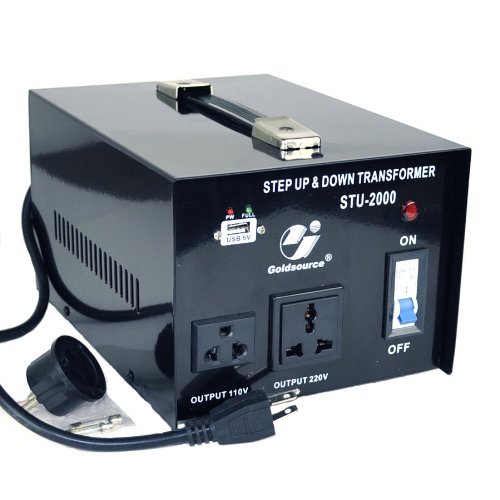 Goldsource STU-2000 Step Up/Down Voltage Transformer Converter - AC 110/220 V - 2000 Watt