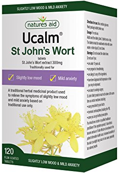 Natures Aid Ucalm St John Wort Tablets - Pack of 120