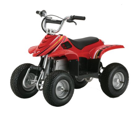 Razor Dirt Quad Electric Four-Wheeled Off-Road Vehicle (Red)