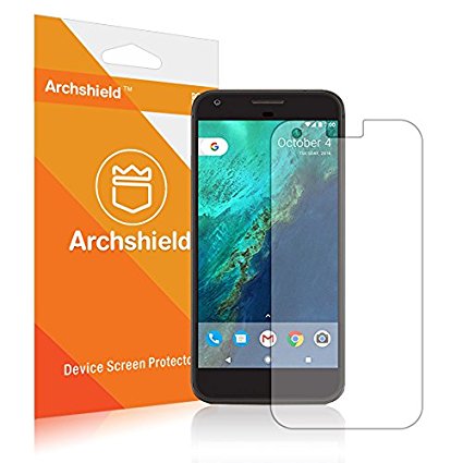 Google Pixel Screen Protector, Archshield - Google Pixel Premium High Definition (HD) Clear Screen Protector 3-Pack - Retail Packaging
