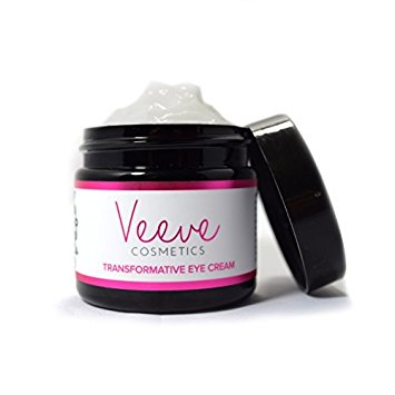 VEEVE COSMETICS EYE CREAM FOR DARK CIRCLES, WRINKLES, BAGS & PUFFINESS- WITH RETINOL & HYALURONIC ACID- 1.5fl OZ