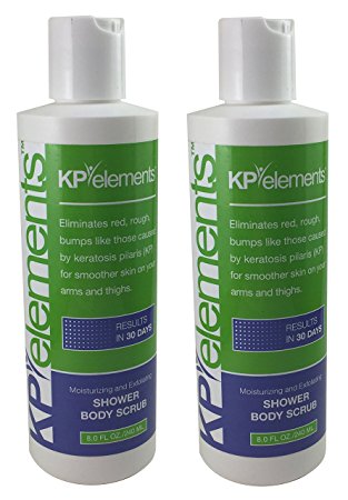 KP Elements Body Scrub - Keratosis Pilaris Treatment - Clear up Red Bumps on Your Arms and Thighs by combining this KP Scrub with Our KP Treatment Cream (2)