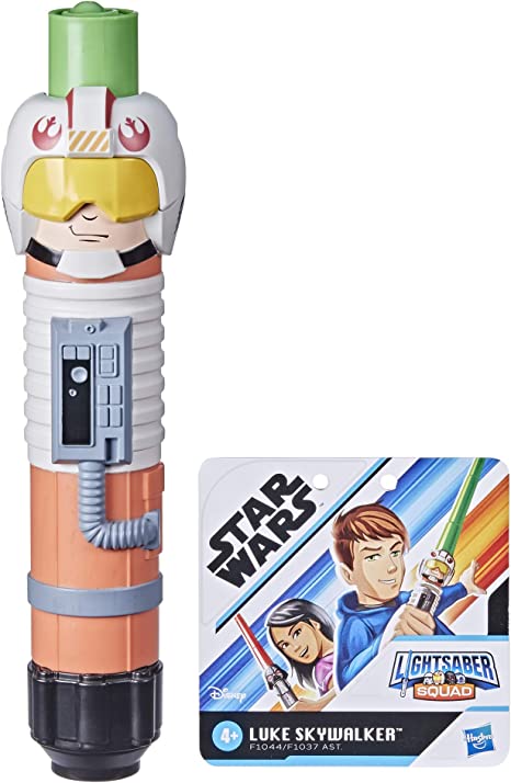 Star Wars Lightsaber Squad Luke Skywalker Extendable Green Lightsaber Roleplay Toy for Kids Ages 4 and Up