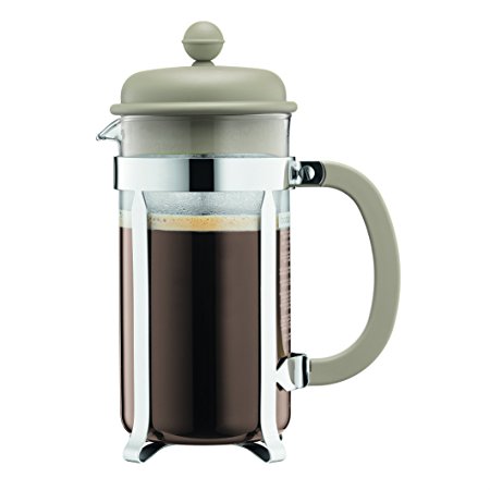 Bodum 1918-133B Caffettiera Coffee Maker, 8 Cup/1.0 L/34 oz, Sand