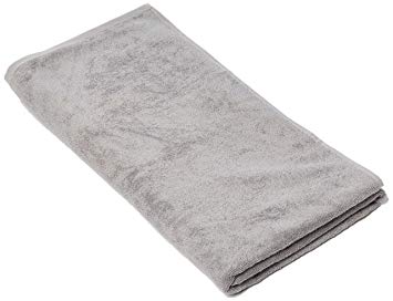 SALBAKOS Luxury Spa 100% Combed Turkish Cotton Large Oversized Eco-Friendly Bath Sheet 40 x 80 Inch, Silver