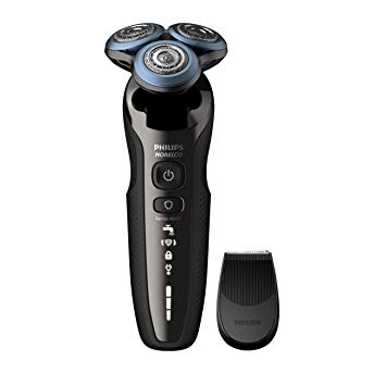 Philips Norelco Shaver 6800, Rechargeable Wet/Dry Electric Shaver, with Trimmer Attachment, S6880/81