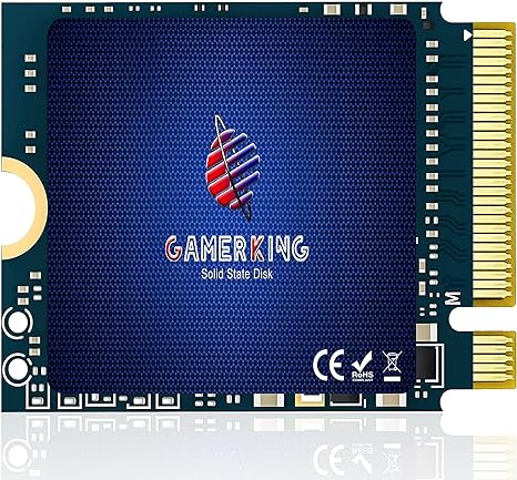 GAMERKING SSD 2TB M.2 2230 NVMe PCIe Gen 4.0X4,Internal Solid State Drive Compatible with Steam Deck/Microsoft Surface pro 8/pro 7 /pro X/Laptop3/Laptop4