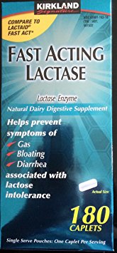 Kirkland Signature Fast Acting Lactase, Compare to Lactaid Fast Act (2 Pack)