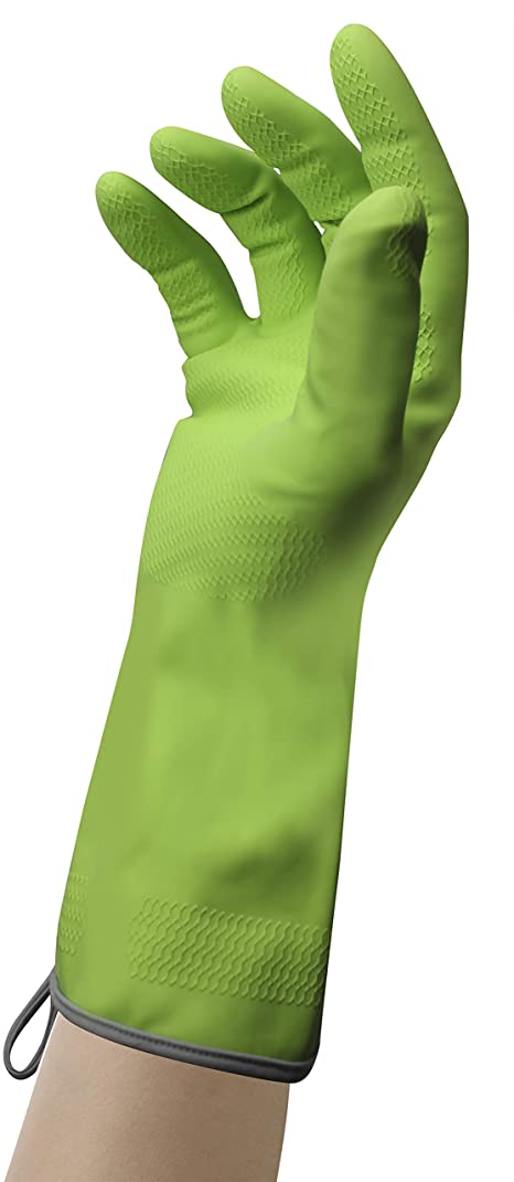 Dawn, 233363 Elite, Large Seamless Nylon Knit Lining, Non-Slip Wet & Dry Grip, Reinforced Cuff with Hanging Loops Gloves, (L)