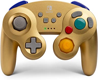 PowerA Wireless Controller for Nintendo Switch – GameCube Style: Gold