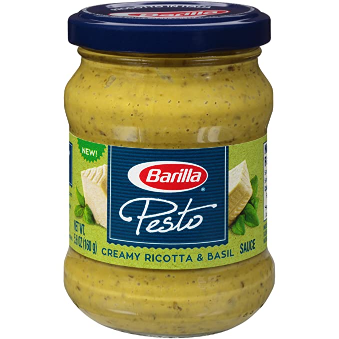 Barilla Creamy Ricotta & Basil Pesto Pasta Sauce, 5.6 oz