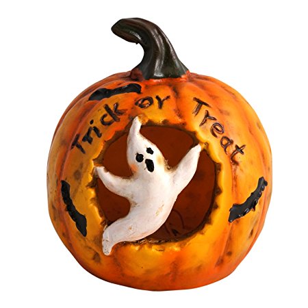 Lighted Color-Changing Pumpkin Halloween Decoration (Ghost)
