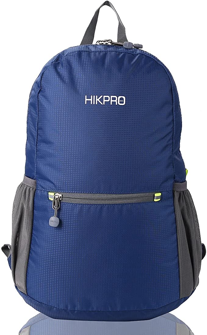 HIKPRO 20L - The Most Durable Lightweight Packable Backpack, Water Resistant Travel Hiking Daypack for Men & Women