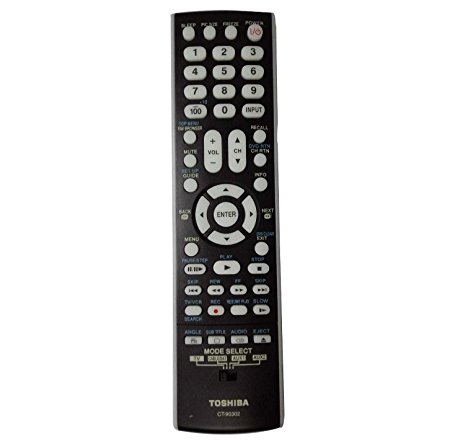 Brand New Original Toshiba Universal Remote Control CT-90302 CT90302 subs CT-90275 for TOSHIBA TV CABLE/SAT AUX1 AUX2 Universal Remote control--30 days warranty!