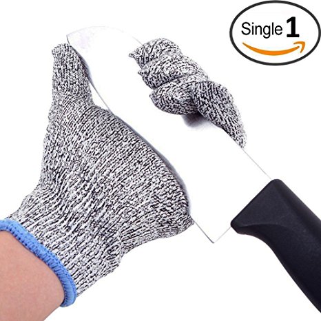 VCCUCINE High Performance Level 5 Protection Safety Gloves Kitchen Cut Resistant Gloves,Single One Average Size