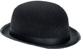 Kangaroo Black Derby Hat