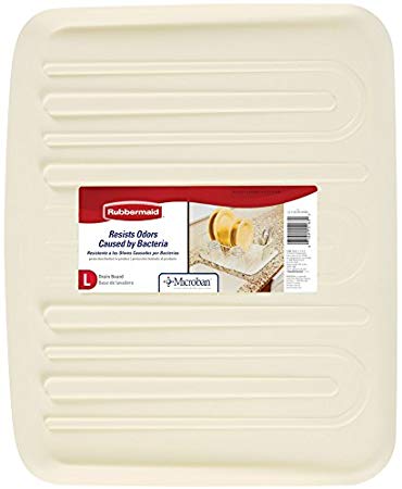 Rubbermaid Antimicrobial Drain Board, Small, Bisque 742096