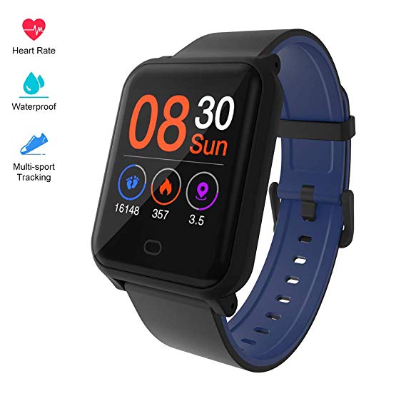 Fitpolo H706 Color Screen Fitness Watch, IP67 Waterproof Smart Activity Tracker with Heart Rate Monitor,Pedometer,Calorie Counter,Sleep Monitor, SMS/SNS Alert