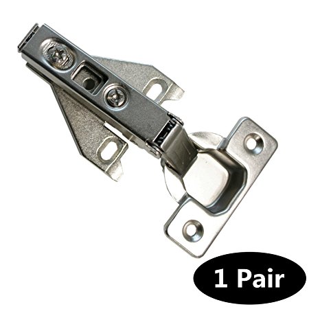 1 pair(2pcs) Face Frame Concealed Kitchen Cabinet Door Hinges Full Overlay