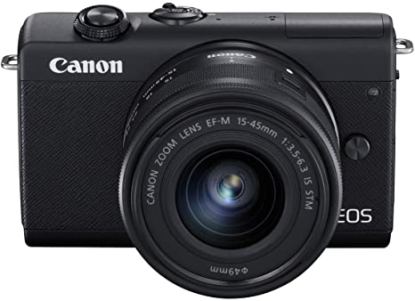 Canon EOS M200 Mirrorless Digital Camera with 15-45mm Lens International Version