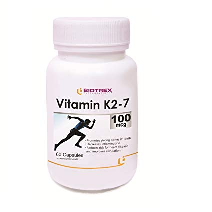 Biotrex Nutraceuticals Vitamin K2 As Mk-7 100Mcg - 60 Capsules