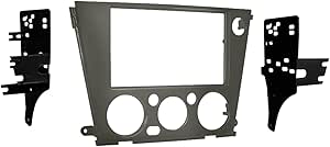 Metra 95-8901 Double DIN Dash Kit for Subaru Legacy and Outback 2005-2009 (Black)