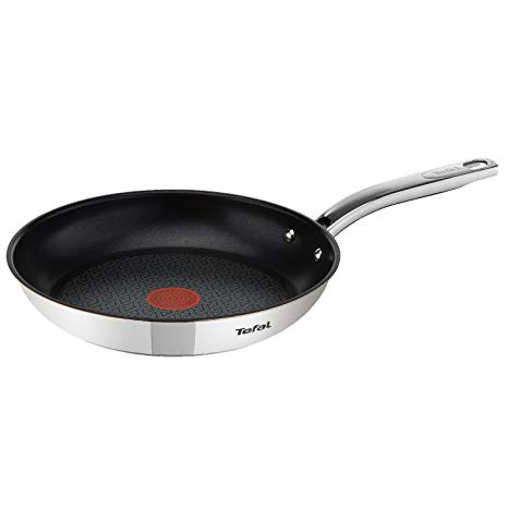 TEFAL 30CM INTUITION STAINLESS STEEL INDUCTIONABLE NON-STICK KITCHEN FRYING PAN