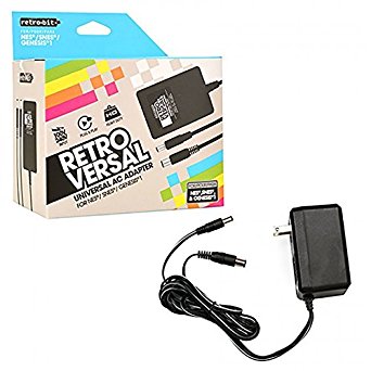 Retro-Bit AC Power Adapter-Black, All Nintendo Consoles