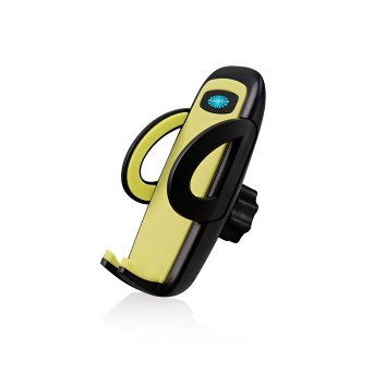 Universal Rotatable Phone Cradle Adjustable Arm-Grip Support w/ Air Vent Mount   Dashboard Mount   Windshield Mount Phone Holder