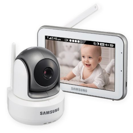 Samsung SEW-3043W BrightVIEW HD Baby Video Monitoring System IR Night Vision PTZ 50 Inch Touch Screen