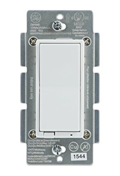 GE Z-Wave Wireless Lighting Control On/Off Switch, In-Wall, Z-Wave Plus, 14291
