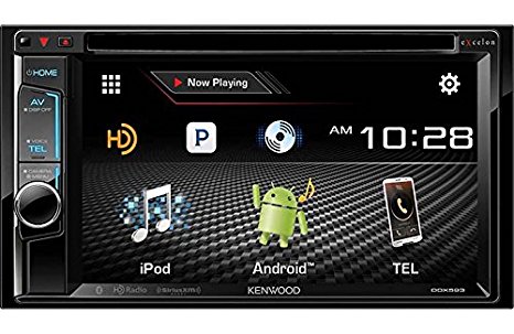 Kenwood eXcelon DDX593 6.2" DVD Receiver with Bluetooth and HD Radio