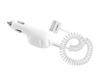 Cellet Apple Licensed (MFI Certified) 30 Pin Premium Car Charger for Apple iPhone 3/3GS/4/4S iPod Touch Nano iPad Classic