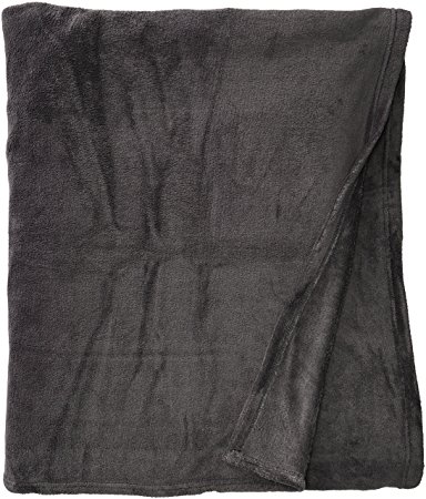 Elegant Comfort Ultra Super Soft Fleece Plush Blanket All Sizes King/Cal King Gray