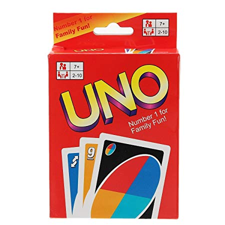 UNO Card Game Standard 108 Cards For Family Fun Party Kids Toy