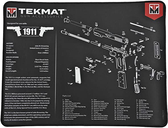 TekMat Ultra 20-1911 Gun Cleaning Mat - one Size