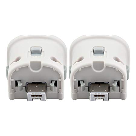 Prous 2 X Wii Motion Plus Adapter, XW26 Wii Remote Plus Sensor Accelerator For Nintend Wii Remote-White