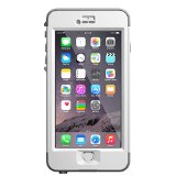 LifeProof NUUD iPhone 6 Plus ONLY Case 55 Version Retail Packaging AVALANCHE BRIGHT WHITECOOL GREY